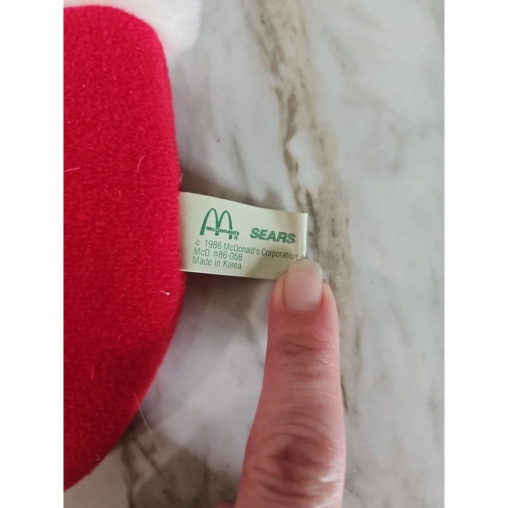 Vtg An American Tail 1986 McDonalds Sears Fievel‎ the Mouse Christmas Stocking